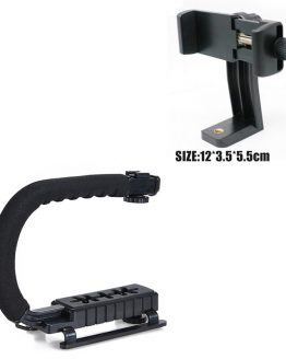 DV Hand Held C-Shaped Shooting Video Stabilizer Hand-held Low Frame Flash Stands Stabilizer