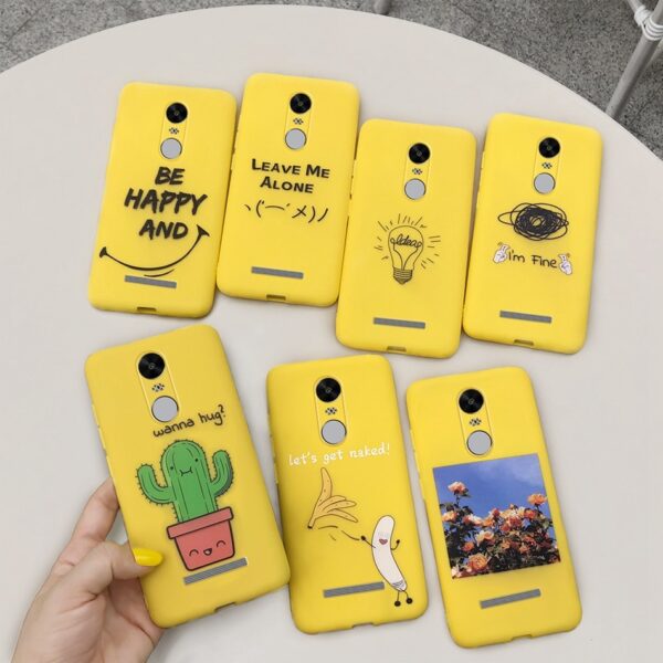 Xiaomi Redmi Note 3 Case Cartoon Cactus Banana Printed