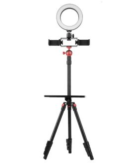 tiktok Q3 Photo Studio with Aluminum Light Stand & ring light for phone broadcast live stand tripod and LED ring lamp