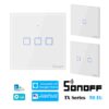 SONOFF T0 EU TX-Series 1/2/3 Gang WiFi Smart Switch WiFi Wall Smart Home Automation Switches Work with eWelink Google Home Alexa