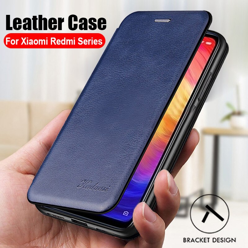 Luxury leather flip phone case for xiaomi redmi note 9s 8t 7 8 not 9 pro 9a 7a 8a cases cover on xiomi mi 9 lite a3 wallet coque