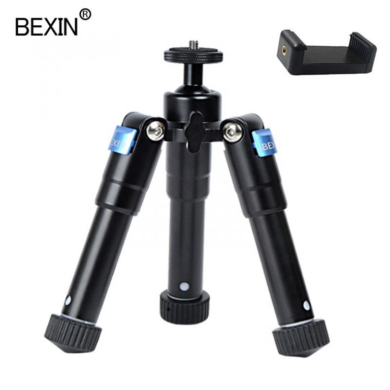 BEXIN Tripod camera tripod phone stand aluminum lightweight portable desktop travel mini tripod for DSLR camera