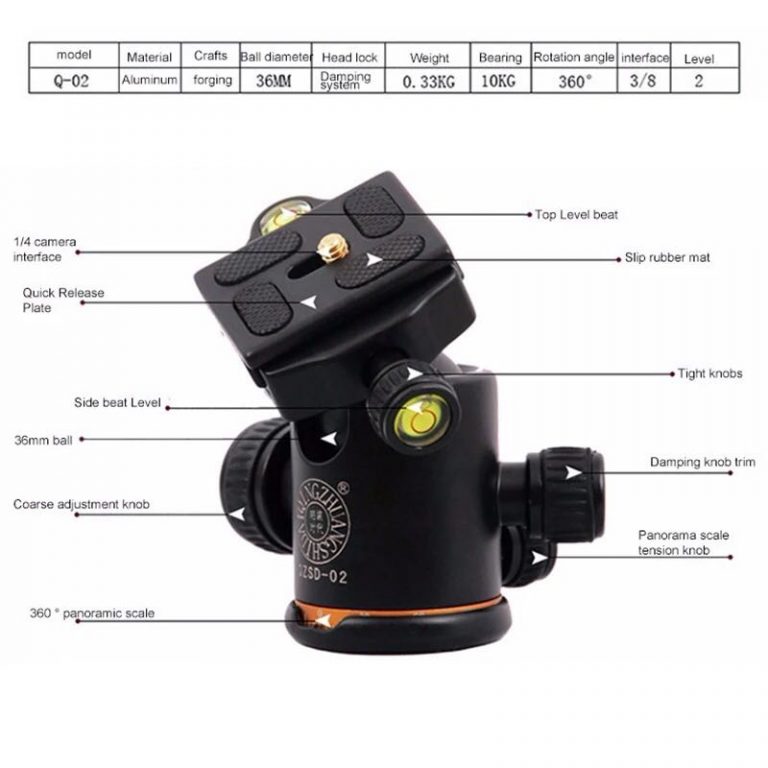 Photographic Portable Tripod & Monopod Set For Digital SLR