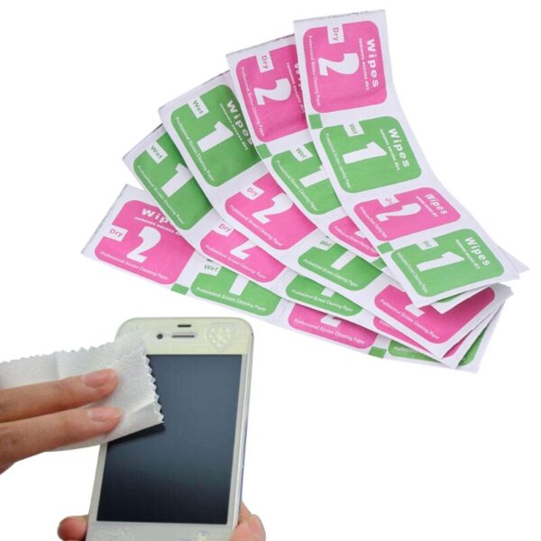 10Pcs/Lot Camera Lens Cleaning Cloth LCD Screens Dust Removal Wet Dry Wipe Paper 746D 2 Cleaning Cloth LCD Screens Dust Removal Wet Dry Wipe Paper