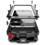 Luxury Doom Armor Life Shock Dropproof Shockproof Metal Aluminum + Silicone Protective Case for IPhone 8 7 5 5S SE X 6 S 6S Plus