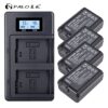 Ultimate 4pc NP-FW50 Battery Pack with Dual LCD Charger – For Sony Alpha & NEX Cameras