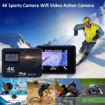 WiFi Action Camera 2.0" Touch Screen 12MP 170D Sports Camera 30M