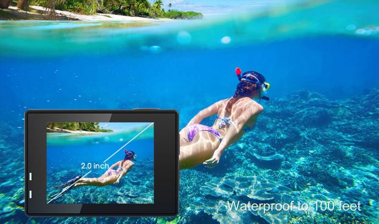 Ultra HD 4K WiFi 60fps 16MP 2.0 LCD 170D Angle Helmet