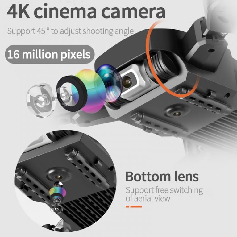 Capture Sky-High Moments with This 4K Professional Drone – Dual Camera, WiFi, Long Flight Time