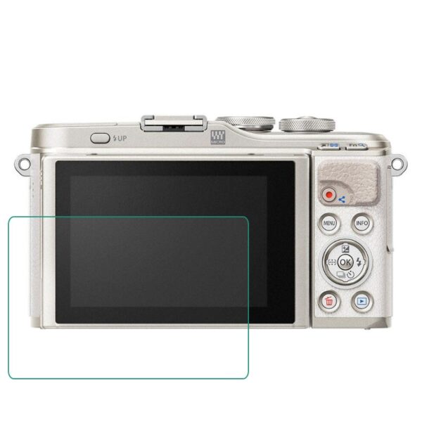 Tempered Glass Protector Cover for Olympus PEN E-P5 E-PL9 E-PL8 E-PL7 EPL9 EPL8 EPL7 EP5 Camera LCD Screen Protective Film Guard Tempered glass screen protector for Olympus PEN cameras, offering 9H hardness and anti-fingerprint protection for LCD screens