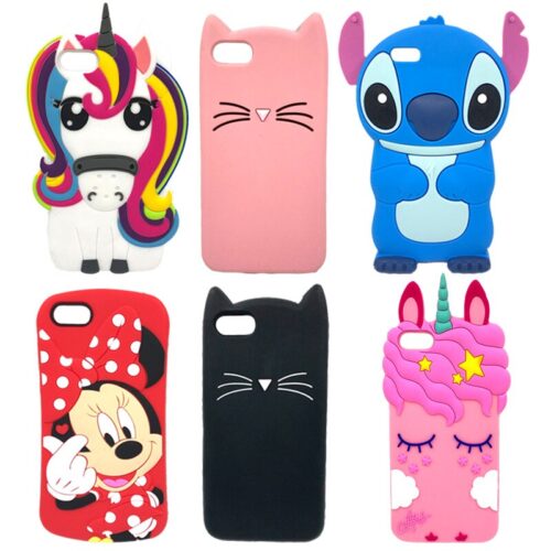 Honor 7A Case 5.45 inch Cute 3D Cartoon Silicone Soft Phone Case For Huawei Honor 7A 7 A DUA L22 Russian Version Back Cover Bag