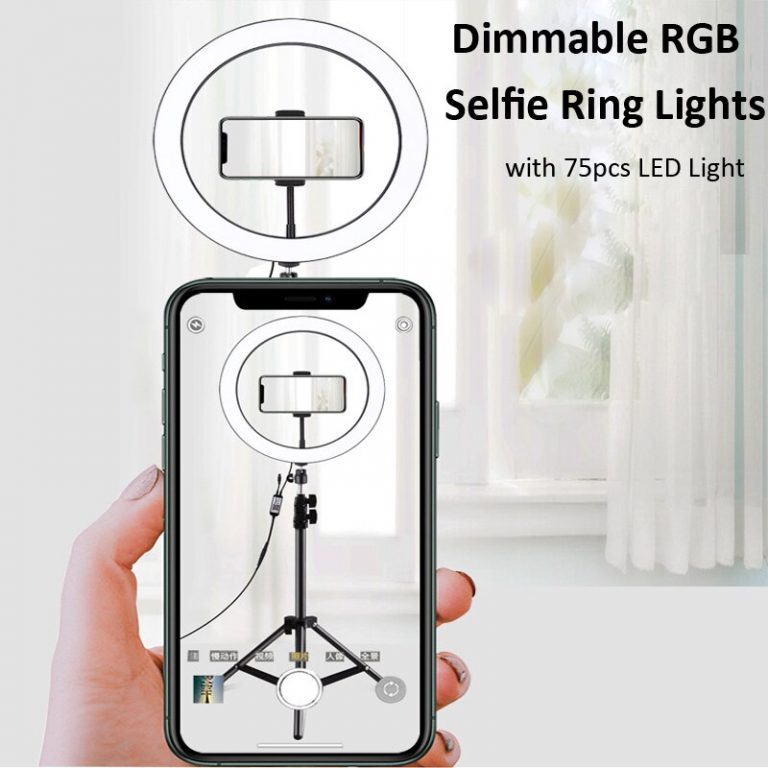 Selfie Ring Light RGB Video Ring Light With tripod for Vlog TikTok