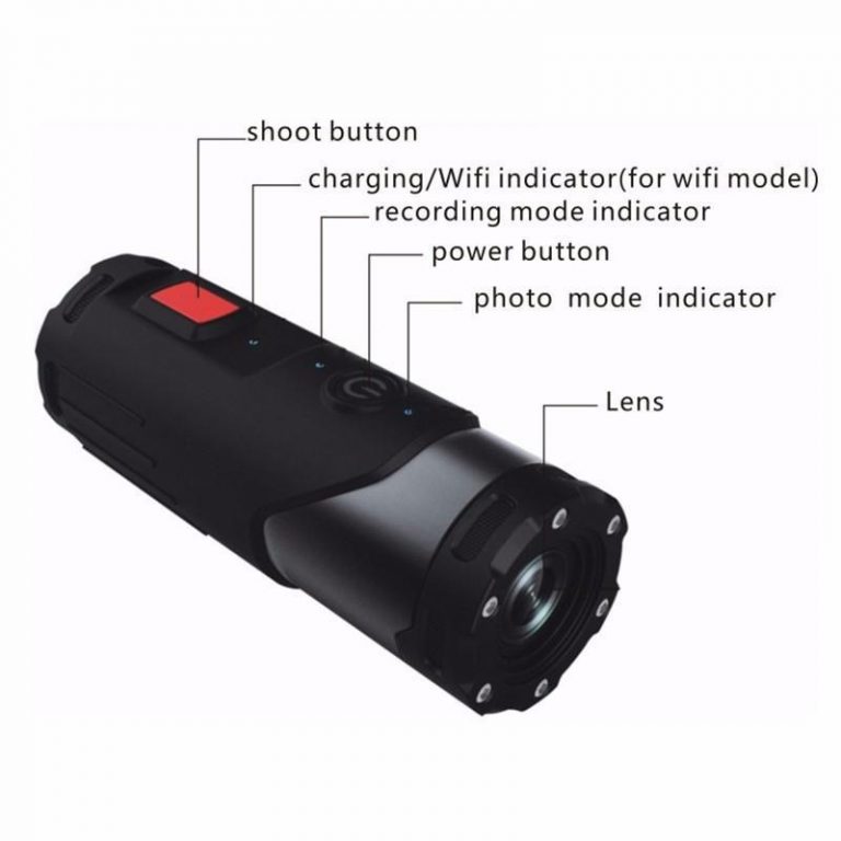Capture Every Adventure in Full HD Brilliance with the Waterproof WiFi Action Cam - Your Ideal Companion for Outdoor Sports and Biking