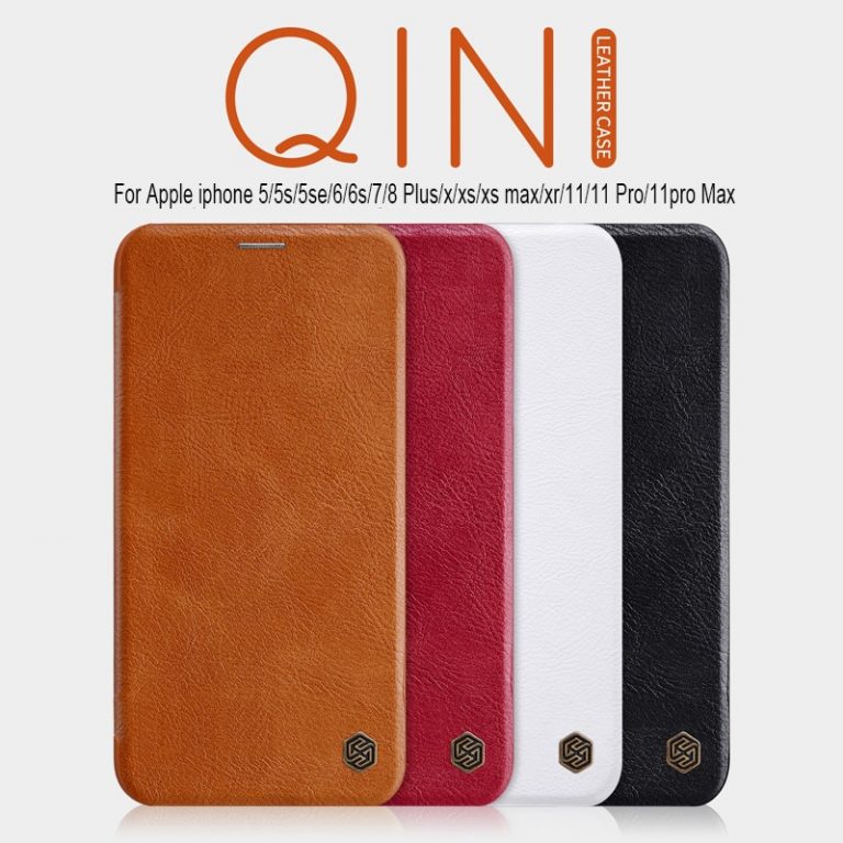 NILLKIN Qin Wallet Case Flip Leather Case For iphone 5s/6/6s/7/8 Plus/x/xr/xs max