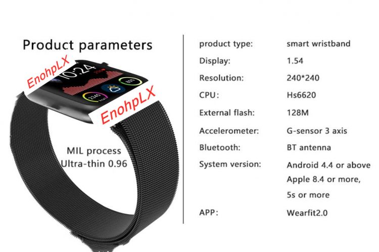Full Touch IP67 waterproof Fitness Tracker Heart Rate