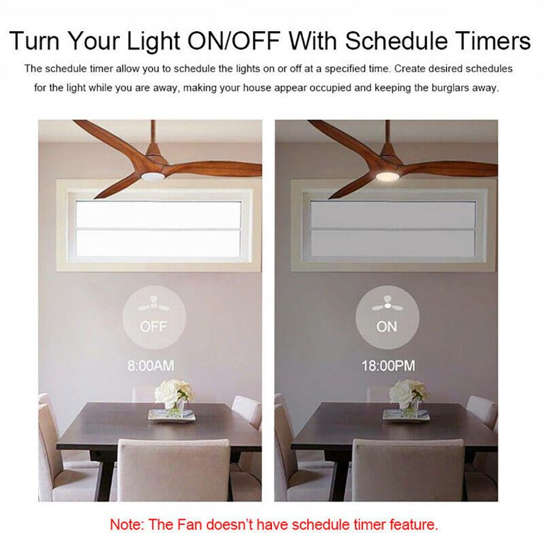 AC 100-240V WiFi+RF APP Smart Universal Ceiling Fan Lamp Remote Controller Kit Remote Adjust Speed Light Remote Control Switch 3 Smart WiFi + RF Ceiling Fan Controller: Ultimate Speed and Light Adjustment Kit ✨💨