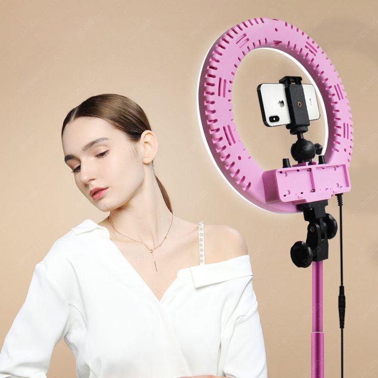 Shine Bright: LED Ring Light with Tripod for Perfect Selfies & Videos
