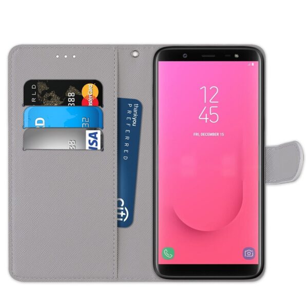Luxury Leather Flip Wallet Case For Samsung Galaxy J2 Pro J3 J5