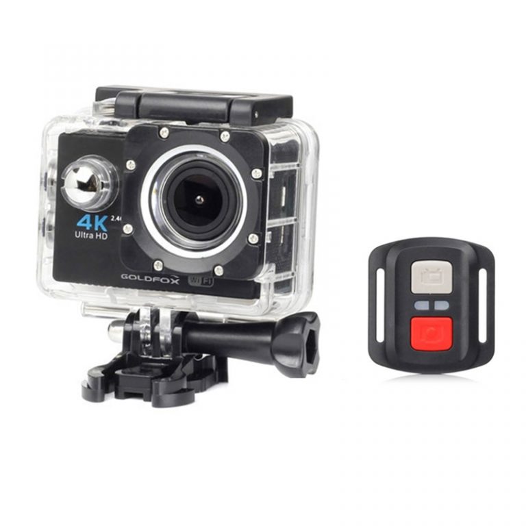 4K WiFi Remote Control Action Camera – Waterproof Extreme Sports Camera with Wide-Angle Len