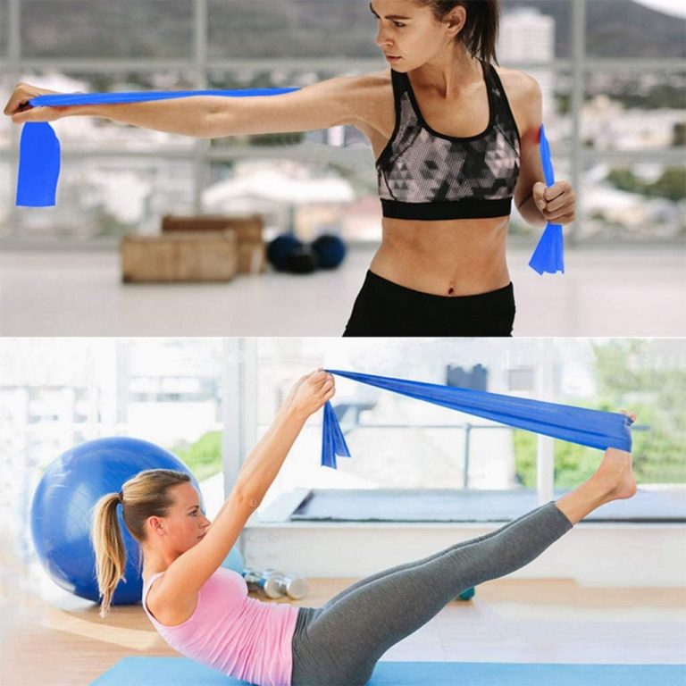 Smart Home 12pcs / Set Latex Fitness Pilates Yoga Gym Resistance Bands Exercise Elastic Pull Tube Foam Handles Ankle Straps 3 Total Fitness with Smart Home Resistance Bands Set