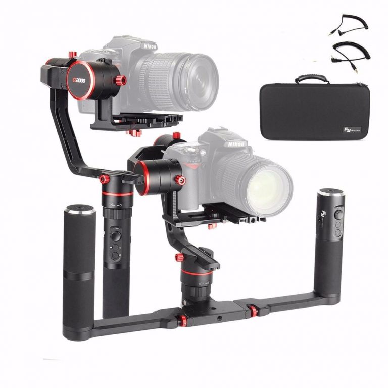 Feiyu a2000 Dual Hand Grip Kit 3-Axis Camera Gimbal FeiyuTech Alpha Stabilizer for Canon 5D Series SONY A7 With Carrying Case. Feiyu a2000 Dual Hand Grip Kit 3-Axis Camera Gimbal FeiyuTech Alpha Stabilizer for Canon 5D Series SONY A7 With Carrying Case.