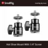 SmallRig 1/4" Camera Hot shoe Mount with Additional 1/4" Screw