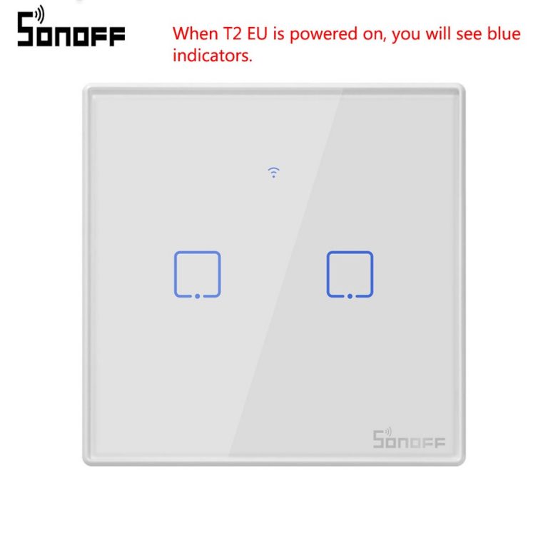 Wall Touch Switch With Border Smart Home 1/2/3 Gang RF433 Remote Switch Work