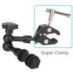 Adjustable Friction Articulating Magic Arm + Super Clamp Crab