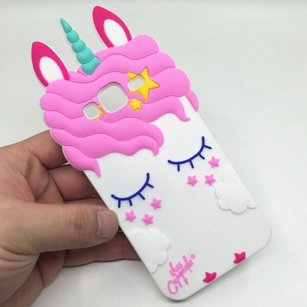 Samsung Galaxy J1 2016 Case 3D Cartoon Soft Silicone Back Phone Cover