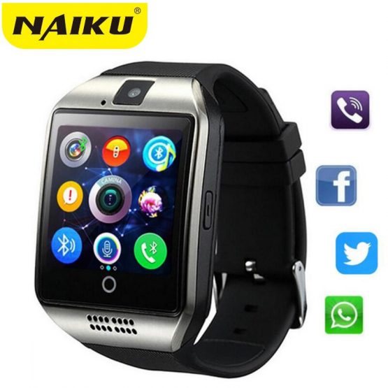 Bluetooth Smart Watch Smartwatch Q18 Android Phone Call Relogio 2G GSM SIM TF Card Camera for iPhone Samsung HUAWEI PK GT08 A1