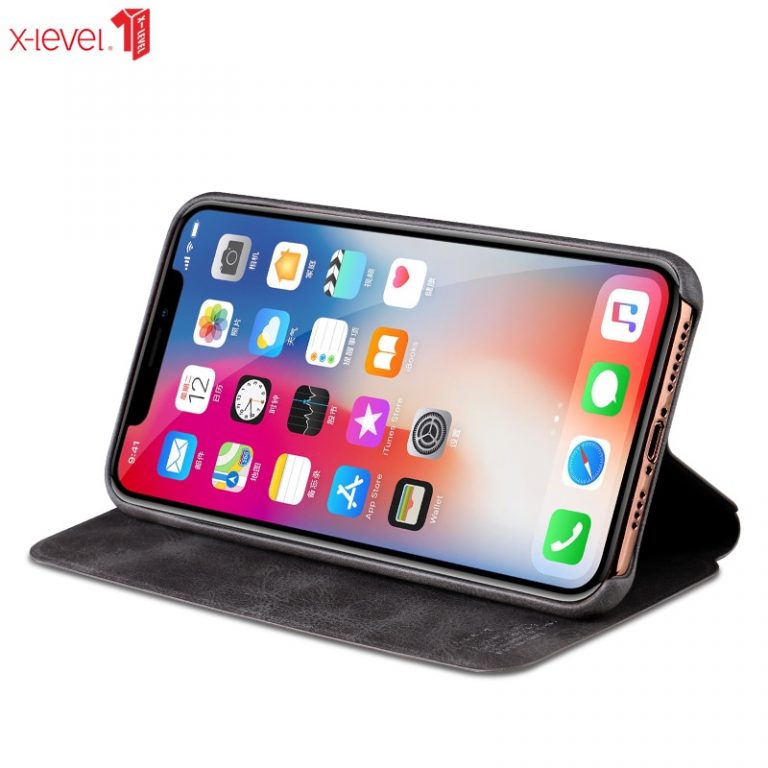 X-Level Premium Leather Cases For New iPhone 11 Pro XS Max XR X 8 8 6 6S 7 Plus Full Protective Bussiness Cover Case 3 Premium Leather Cases For New iPhone 11 Pro XS Max XR X