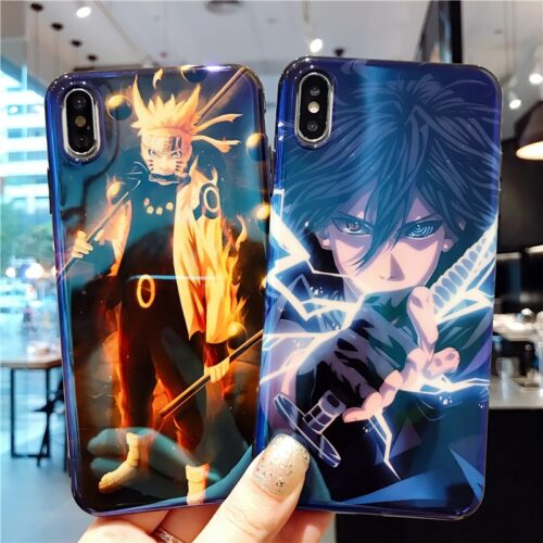Naruto Kurama Sasuke Case for iphone 11 pro 6 6s 7 8 plus X XR XS Max phone cases Newest Anime Manga TPU back cover Coque Funda