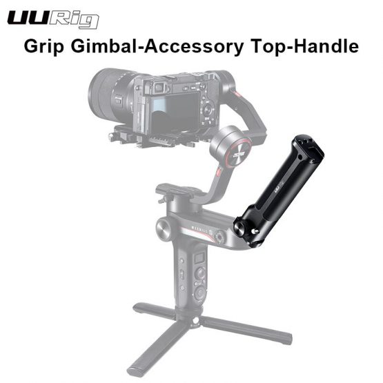 UURig DH14 Zhiyun Weebill-S Top Handle Hand Grip Extend Cold Shoe for DSLR Stabilizer Gimbal Video Accessories Mount 1/4'' Screw