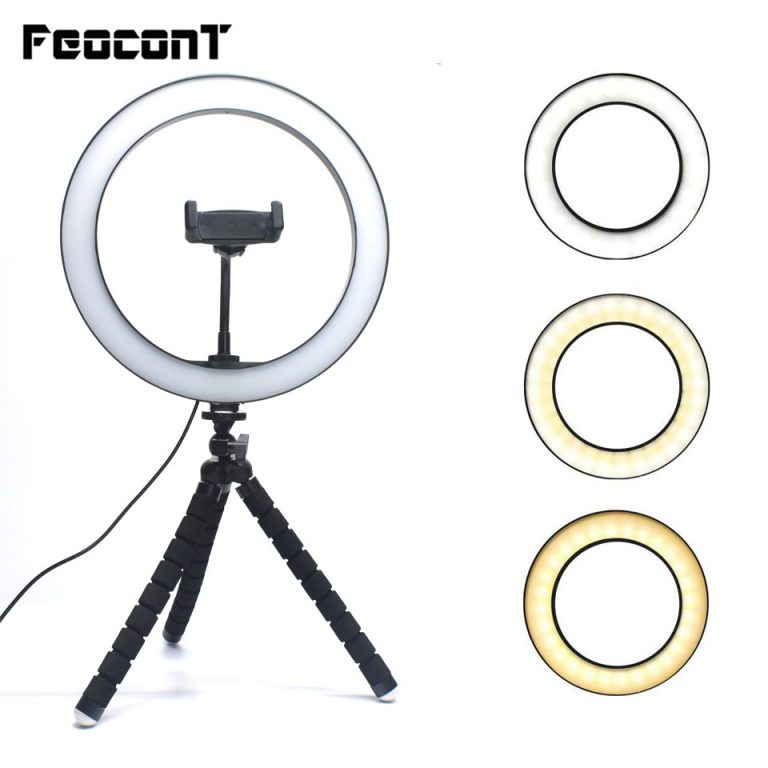 Photo Camera Lights with Large Octopus Tripod for Tiktok
