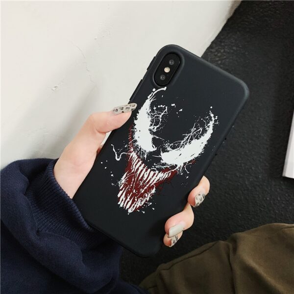 Cute Venom Pattern Phone Case For Samsung Note 10 8 9 plus
