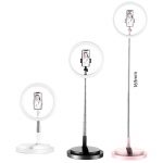 YouTube tiktok LED Desktop Ring Light Mini Dimmable 1.65cm Tripod