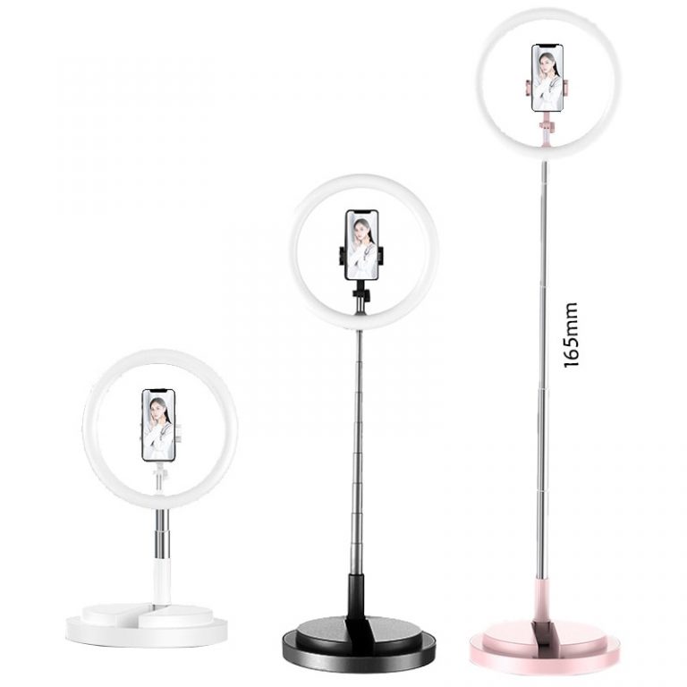 6inch /26cm YouTube tiktok LED Desktop Ring Light Mini Dimmable 1.65cm Tripod Stand USB Plug For Video Live Photo Photography 2 YouTube tiktok LED Desktop Ring Light Mini Dimmable 1.65cm Tripod