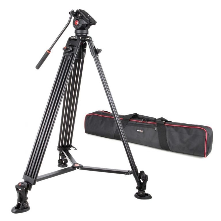 Professional Heavy Duty Stable Aluminum Non-slip Video Tripod