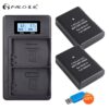 2pcs EN-EL14 EN-EL14a ENEL14 EL14 1200mAh Battery+LCD USB Dual Charger for Nikon D3100 D3200 D3300 D5100 D5200 D5300 P7000
