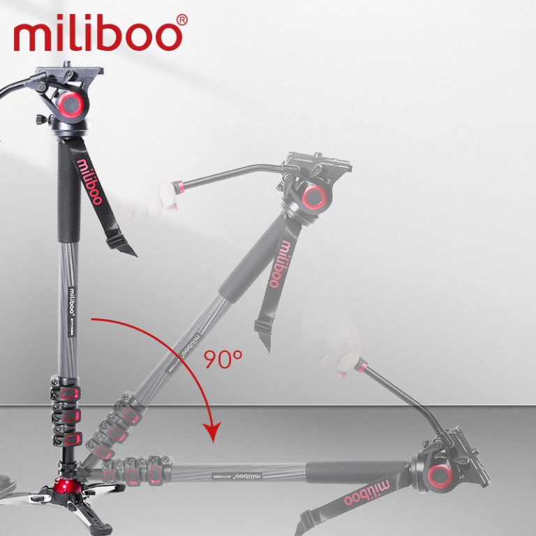 Portable Fluid Head Camera Monopod for Camcorder /DSLR