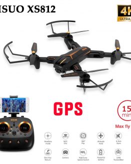 VISUO XS812 GPS 5G WiFi FPV With 4K FHD Camera 15mins Flight Time Foldable RC Drone Quadcopter RTF Kids Birth Gift