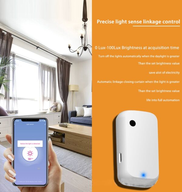 Tuya Smart Home 180 ° WIFI Illuminance Sensor Smart WiFi