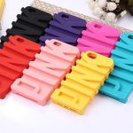 3D P Letter Soft Silicone Case for iPhone 5 5s SE