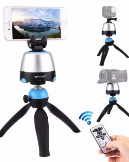 New Arrival 3 in 1 Mini Tripod with 360 Rotation Panoramic selfie Robot Gimbal for Phones Gopro Cameras DSLR +Remote Controller