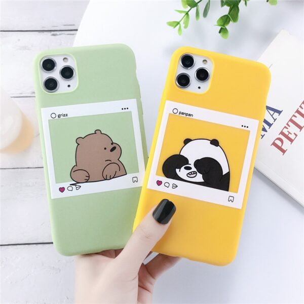Cute Animal Bears Phone Case: Add Playfulness to Your iPhone with Moskado