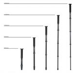 Camera Unipod Monopod Flip Lock w/3 Legs Base Tripod Stand