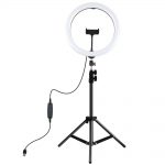 Selfie Ring Lamp for Phone Tripod and Phone Holder for TikTok YouTube
