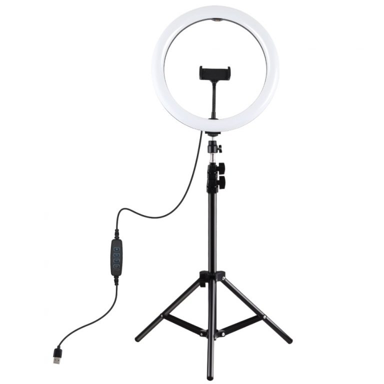 Selfie Ring Lamp for Phone Tripod and Phone Holder for TikTok YouTube