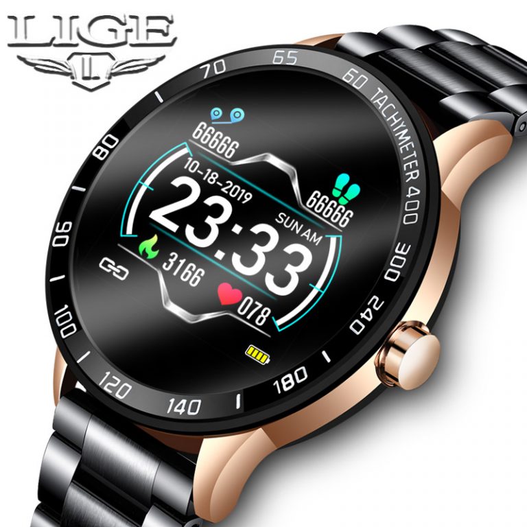 Smart Watch Men Waterproof Sport Heart Rate Blood Pressure