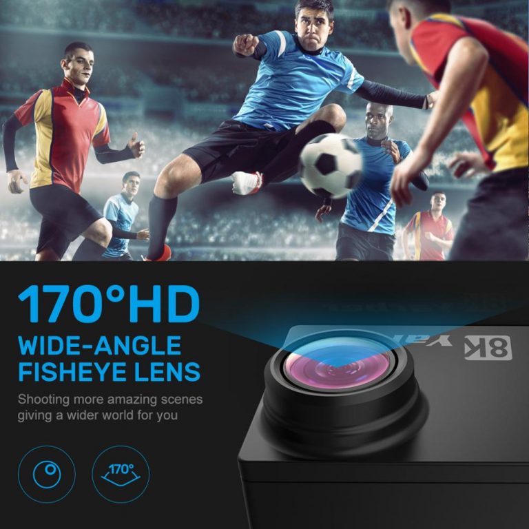 Yarber 8K Action Sports Camera WIFI 4K 60fps Bicycle Helmet Action Cameras 40M Waterproof Diving Video Dash Cam with Remote APP 4 Yarber 8K Action Sports Camera β Perfect for High-Speed Action, Cycling, and Diving Adventures